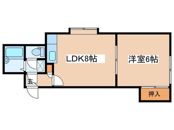 シェ－ンブルン３１８の物件間取画像